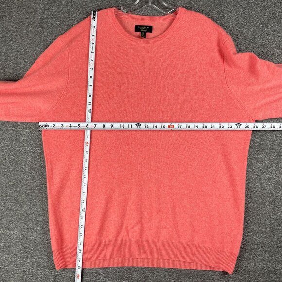 Club Room Cashmere Sweater Womens Size XXL Pink Work Office Capsule Minimal Soft - Picture 5 of 9